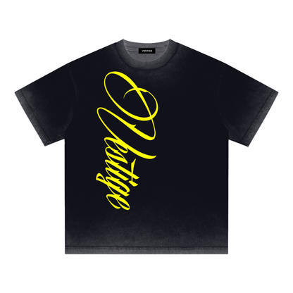 Shadow Script Tee
