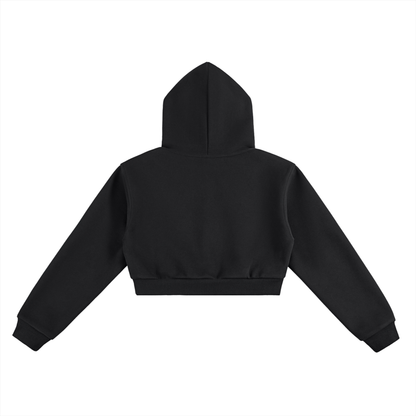 Vestige Distorted Cropped Hoodie