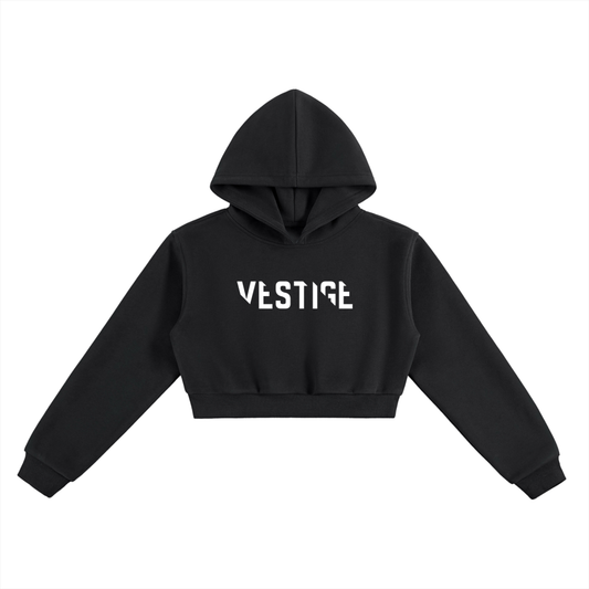 Vestige Distorted Cropped Hoodie